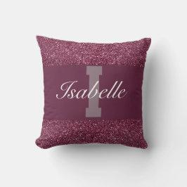 Glamouröses personalisiertes Namenskissen Kissen