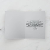 Glamouröses Silber und Diamant Sweet 16 Karte (Innenseite)