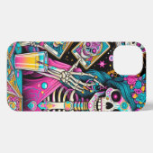 Glamouröses Skelett, Tarot-Karten iPhone Case Hülle (Rückseite (Horizontal))