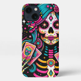 Glamouröses Skelett, Tarot-Karten iPhone Case 13 Hülle