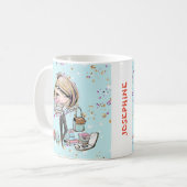 Glamouröses Studentenleben Kaffeetasse (Vorderseite Links)