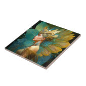 Glamourous Fairy Woman Fantasy Art Fliese (Seite)