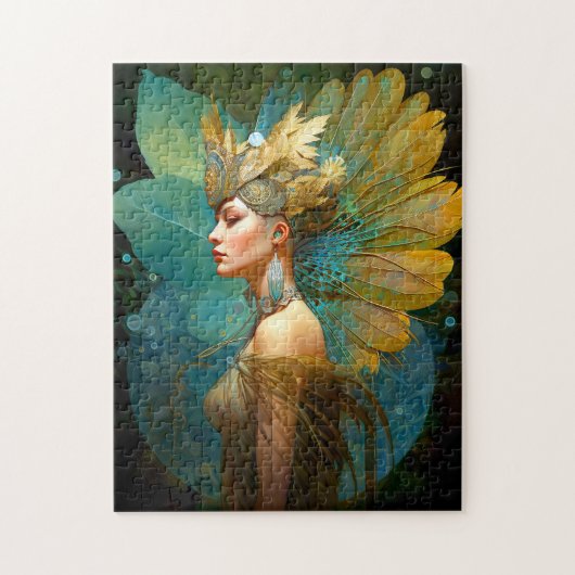 Glamourous Fairy Woman Fantasy Art Puzzle (Vertikal)