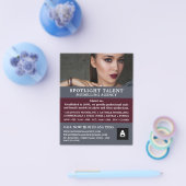 Glamourous model, Modellierungsagentur, Model Agen Flyer (Einzeln)