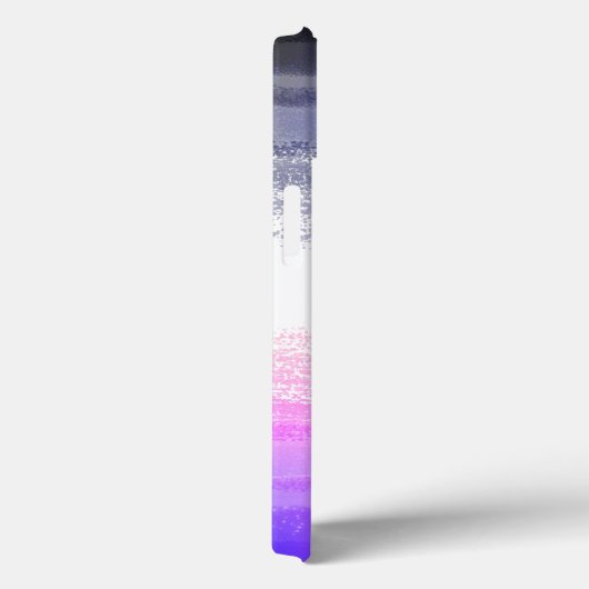 Glamourous Stylish Ombre Moon Abstrakt Monogram Case-Mate iPhone Hülle (Rückseite / Rechts)