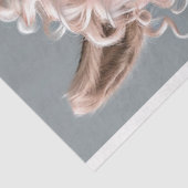 Glamours Pink Hair Llama Salon Day Decoupage Seidenpapier (Ausschnitt)