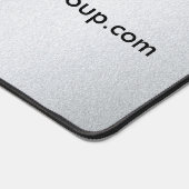 Glamours Silber | Schwarzweiß-Real-Anwesen Schreibtischunterlage (Ecke)