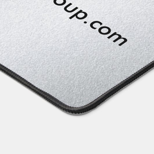 Glamours Silber | Schwarzweiß-Real-Anwesen Schreibtischunterlage (Ecke)