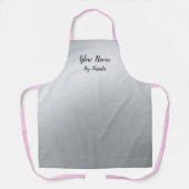 Glamours Silberner Schönheitssalon Schürze (Vorderseite)