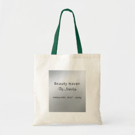 Glamours Silberner Schönheitssalon Tragetasche