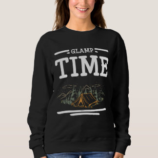 Glamp Time Vintage Retro Glamping Sweatshirt