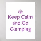Glamping Behalt Calm Poster (Vorne)