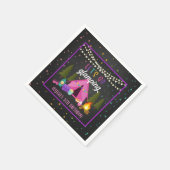 Glamping Birthday Party Napkin - Custom Serviette (Ecke)