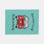 Glamping Camper Zubehör so wie wir rollen Fleecedecke (Vorderseite (Horizontal))