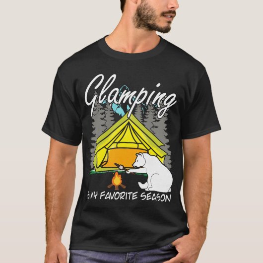 Glamping Camping Camper Hikingent family T-Shirt (Vorderseite)
