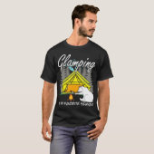 Glamping Camping Camper Hikingent family T-Shirt (Vorne ganz)