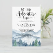 Glamping Camping Geburtstagsparty Einladung (Stehend Vorderseite)