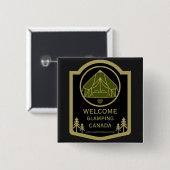 Glamping Canada Business Button (Vorne & Hinten)