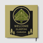 Glamping Canada Business Gästebuch (Rückseite)