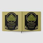 Glamping Canada Business Gästebuch (Voll)