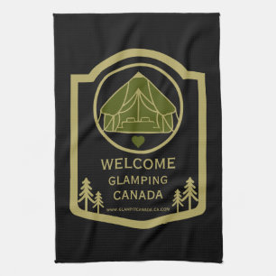 Glamping Canada Business Geschirrtuch