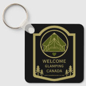 Glamping Canada Business Schlüsselanhänger (Vorderseite)