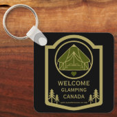 Glamping Canada Business Schlüsselanhänger (Vorderseite)