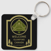 Glamping Canada Business Schlüsselanhänger (Rückseite)