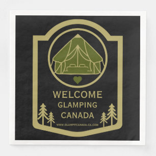 Glamping Canada Business Serviette