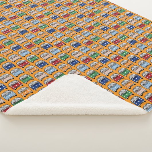 Glamping Classic Retro Campervan fandom VDub Sherpadecke (3/4)