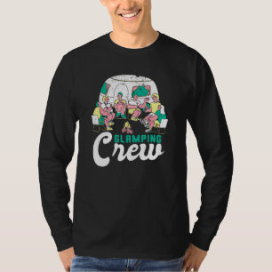 Glamping Crew Camper Camping Vintag Außenbereich T-Shirt