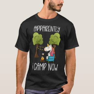 Glamping Gear Unicorn Camping Girls Camp T-Shirt