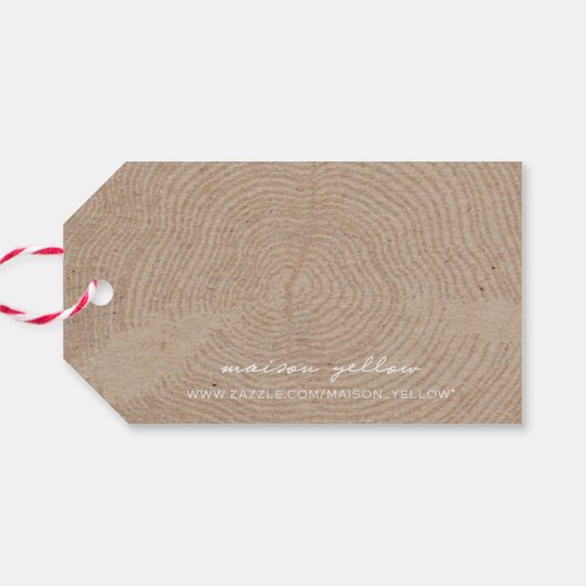 Glamping-Gift-Tag Geschenkanhänger (Rückseite Horizontal)