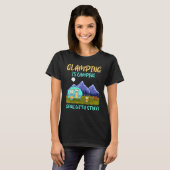 Glamping ist Camping mit Stil RV T-Shirt (Vorne ganz)