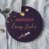 Glamping-Party-Identifikation Button (Beispiel)