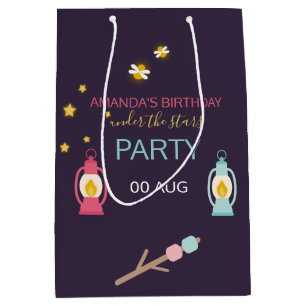 Glamping-Party individuelles Gastgeschenk Mittlere Geschenktüte