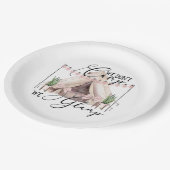 Glamping Party Pappteller (Schrägansicht)