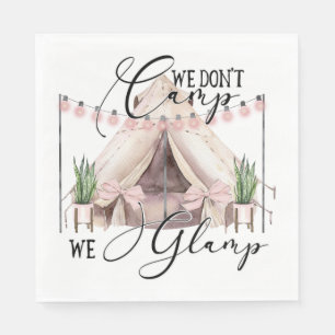 Glamping Party Serviette