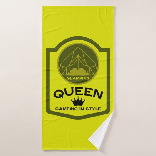 Glamping Queen Camping Badehandtuch (Badehandtuch)