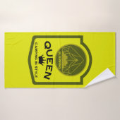 Glamping Queen Camping Badehandtuch (Badehandtuch)