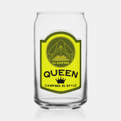 Glamping Queen Camping Dosenglas (Rückseite)