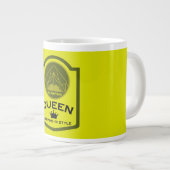 Glamping Queen Camping Jumbo-Tasse (Vorderseite Rechts)
