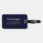 Glamping Queen Camping mit Vintagen Wohnwagen Gepäckanhänger (Rückseite horizontal)