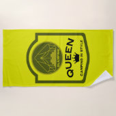 Glamping Queen Camping Strandtuch (Vorderseite)