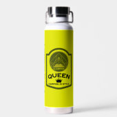 Glamping Queen Camping Trinkflasche (Rückseite)
