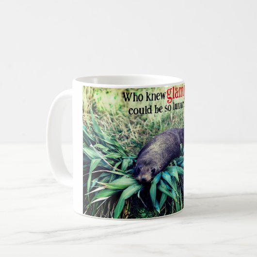 Glamping Sea Löwe Kaffeetasse (Vorderseite Links)