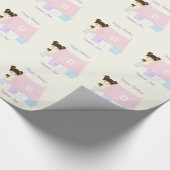 Glamping Sleepover Party Geschenkpapier (Ecke)