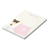 Glamping Sleepover Party Notizblock (Rotiert)