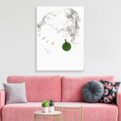 Glance Sketch Leinwanddruck (Insitu (Wohnzimmer))