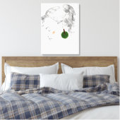 Glance Sketch Leinwanddruck (Insitu (Schlafzimmer))